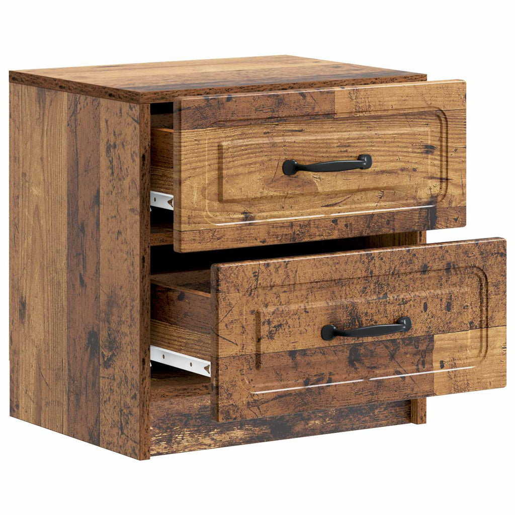 Nachttisch Altholz 43 x 34,5 x 44,5 cm Holzwerkstoff