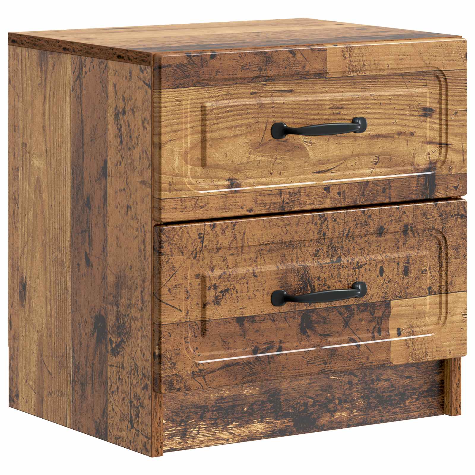 Nachttisch 2 pcs Altholz 43 x 34,5 x 44,5 cm Holzwerkstoff