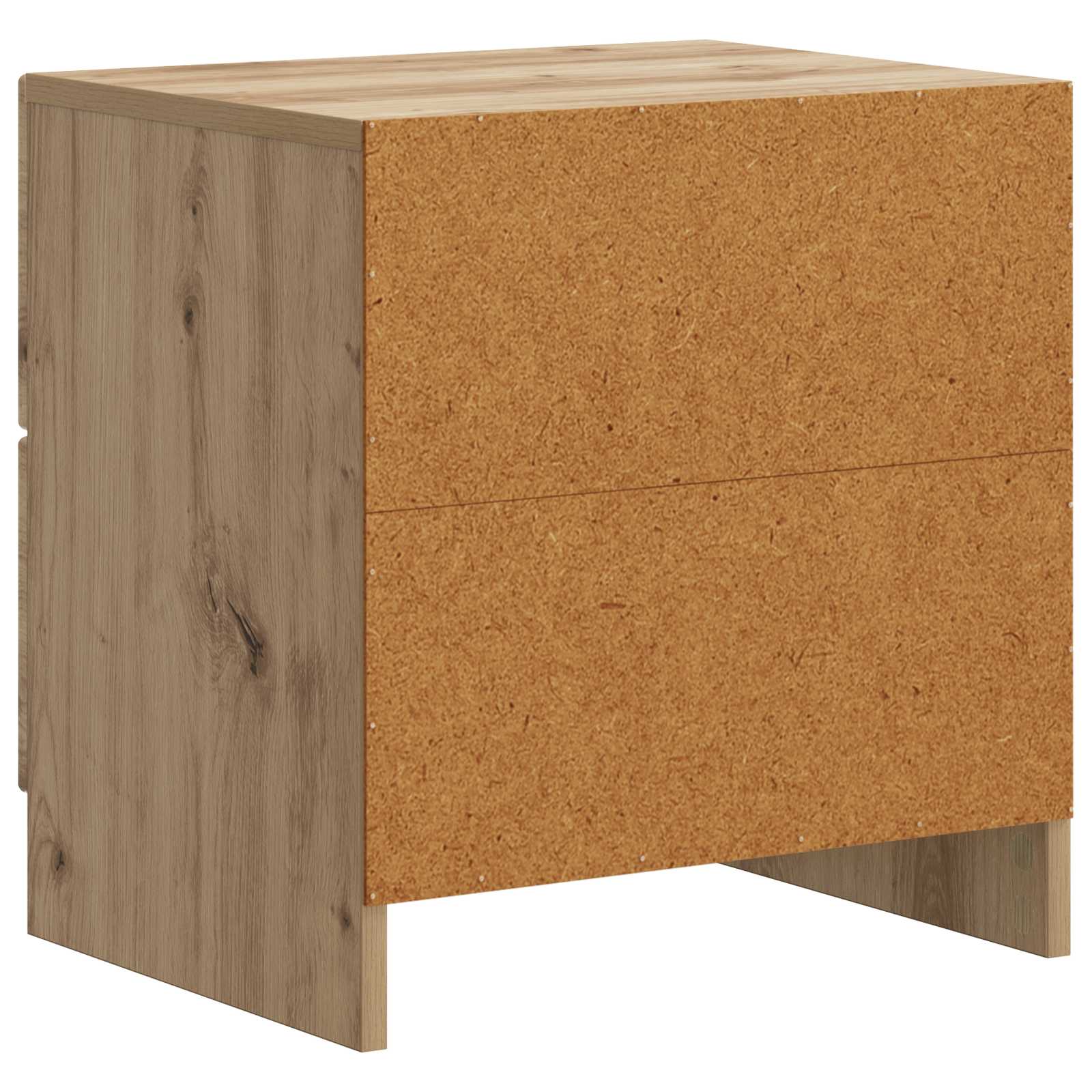 Nachttisch 2 pcs Artisan-Eiche 43 x 34,5 x 44,5 cm