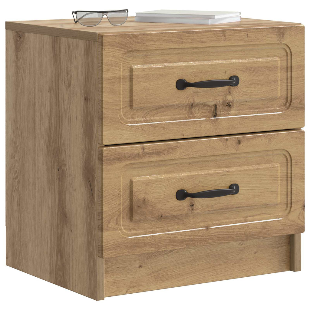 Nachttisch 2 pcs Artisan-Eiche 43 x 34,5 x 44,5 cm