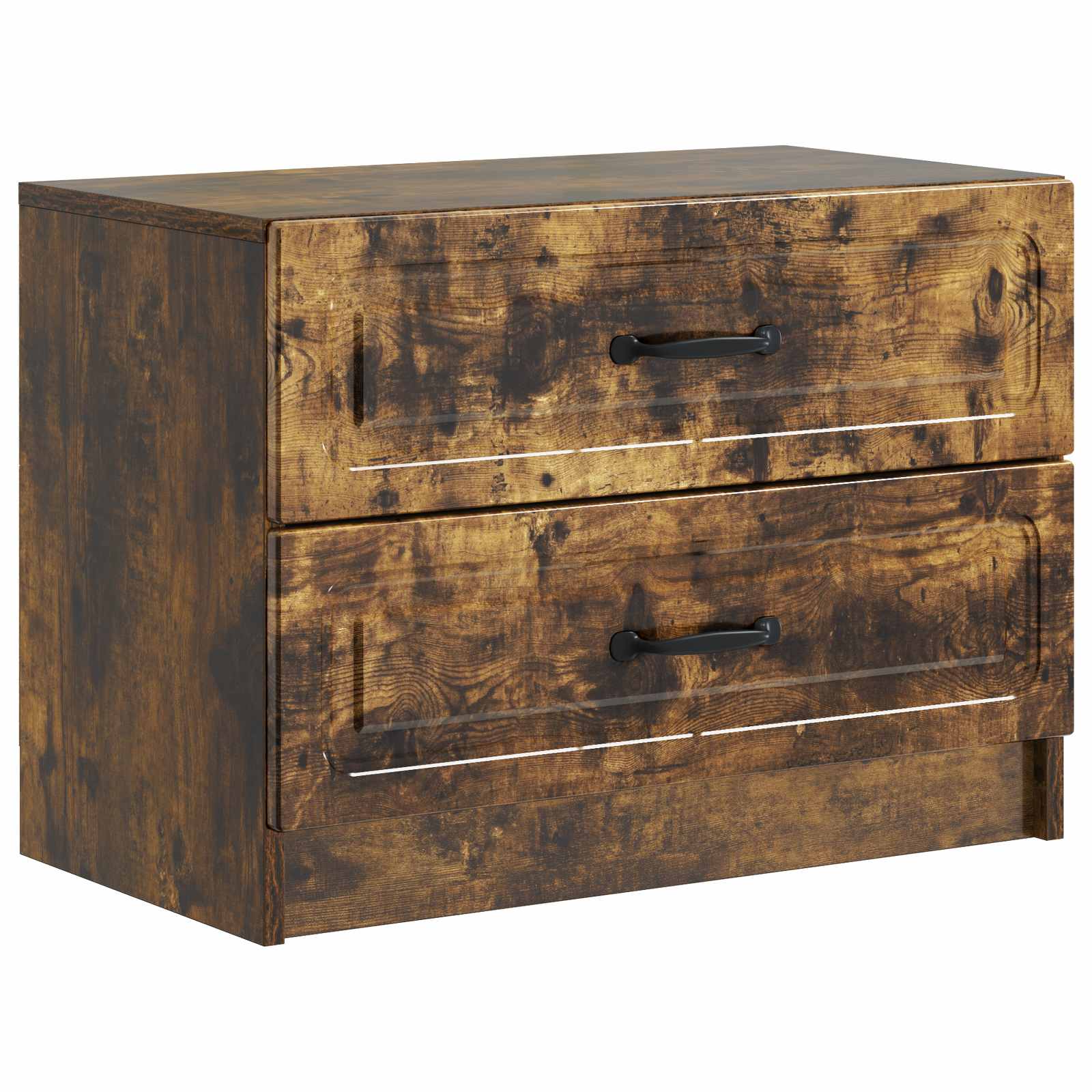 Nachttisch Geräucherte Eiche 62 x 34,5 x 44,5 cm Holzwerkstoff
