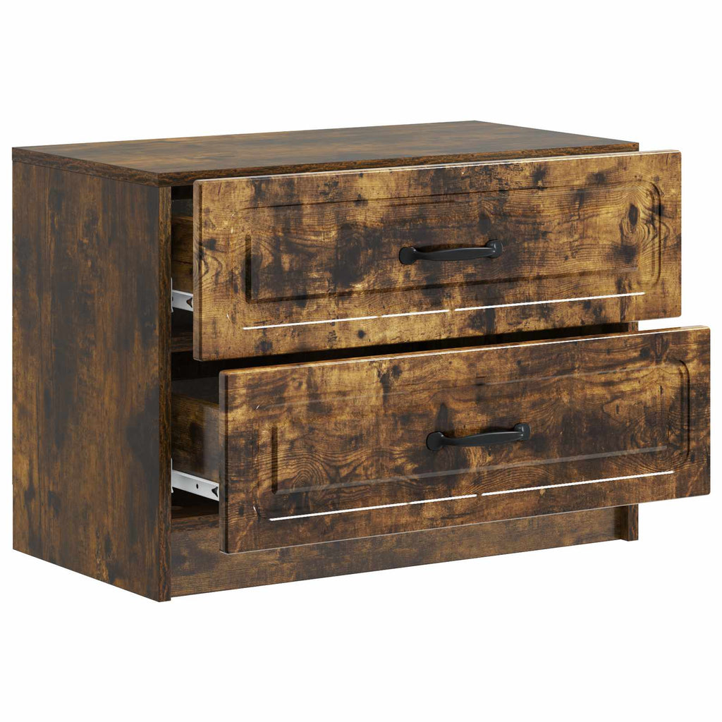 Nachttisch Geräucherte Eiche 62 x 34,5 x 44,5 cm Holzwerkstoff