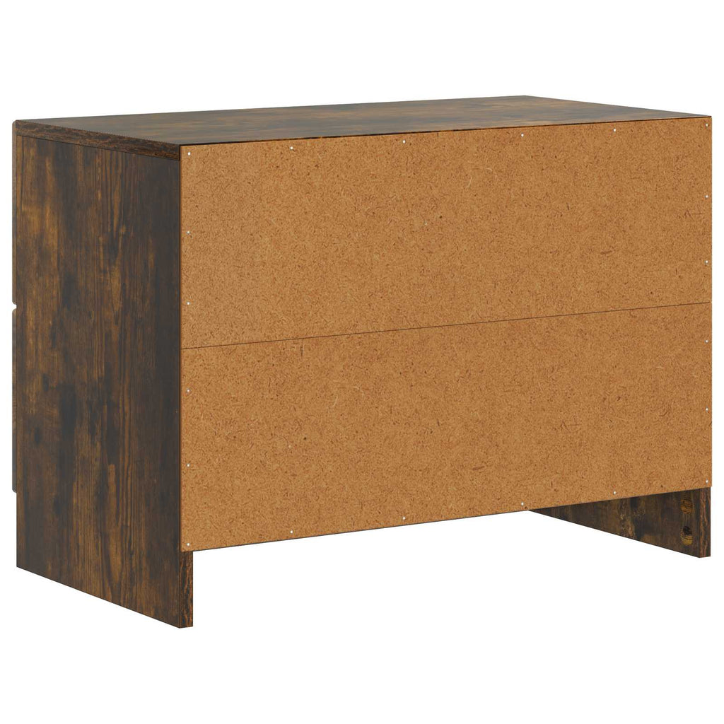 Nachttisch Geräucherte Eiche 62 x 34,5 x 44,5 cm Holzwerkstoff