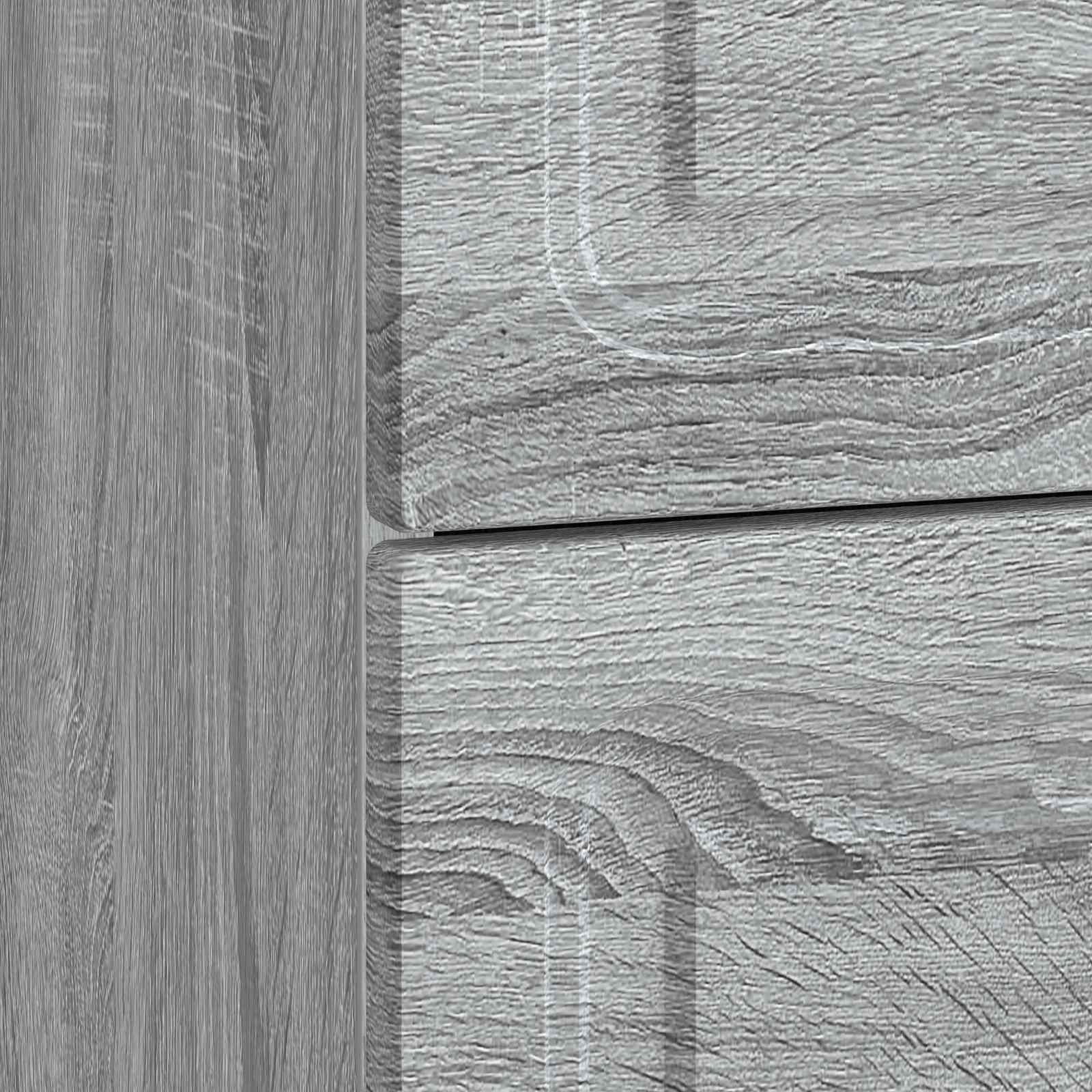 Nachttisch Graues Sonoma 62 x 34,5 x 44,5 cm Holzwerkstoff