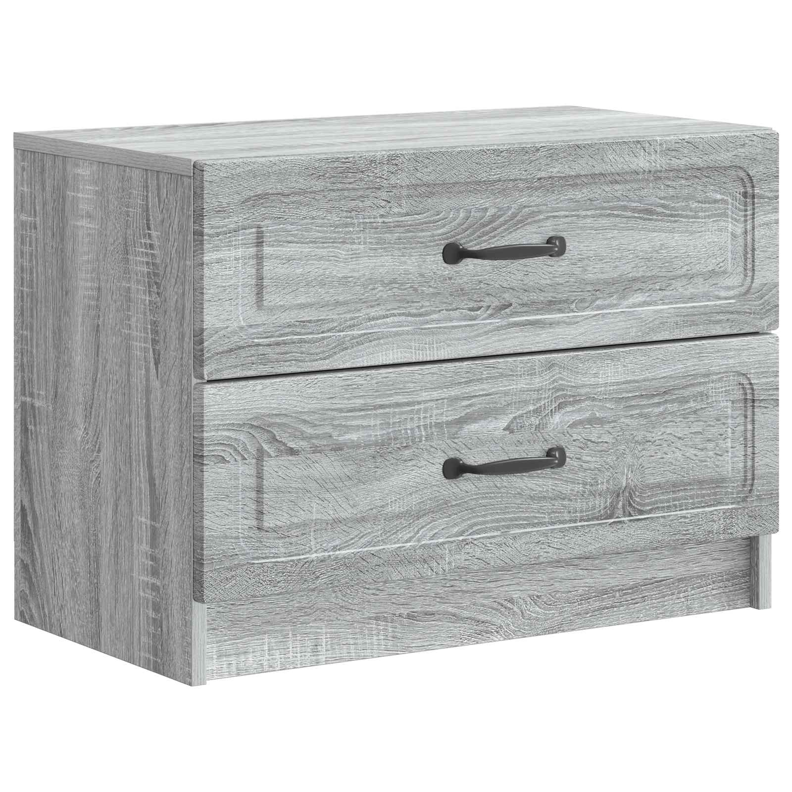 Nachttisch Graues Sonoma 62 x 34,5 x 44,5 cm Holzwerkstoff