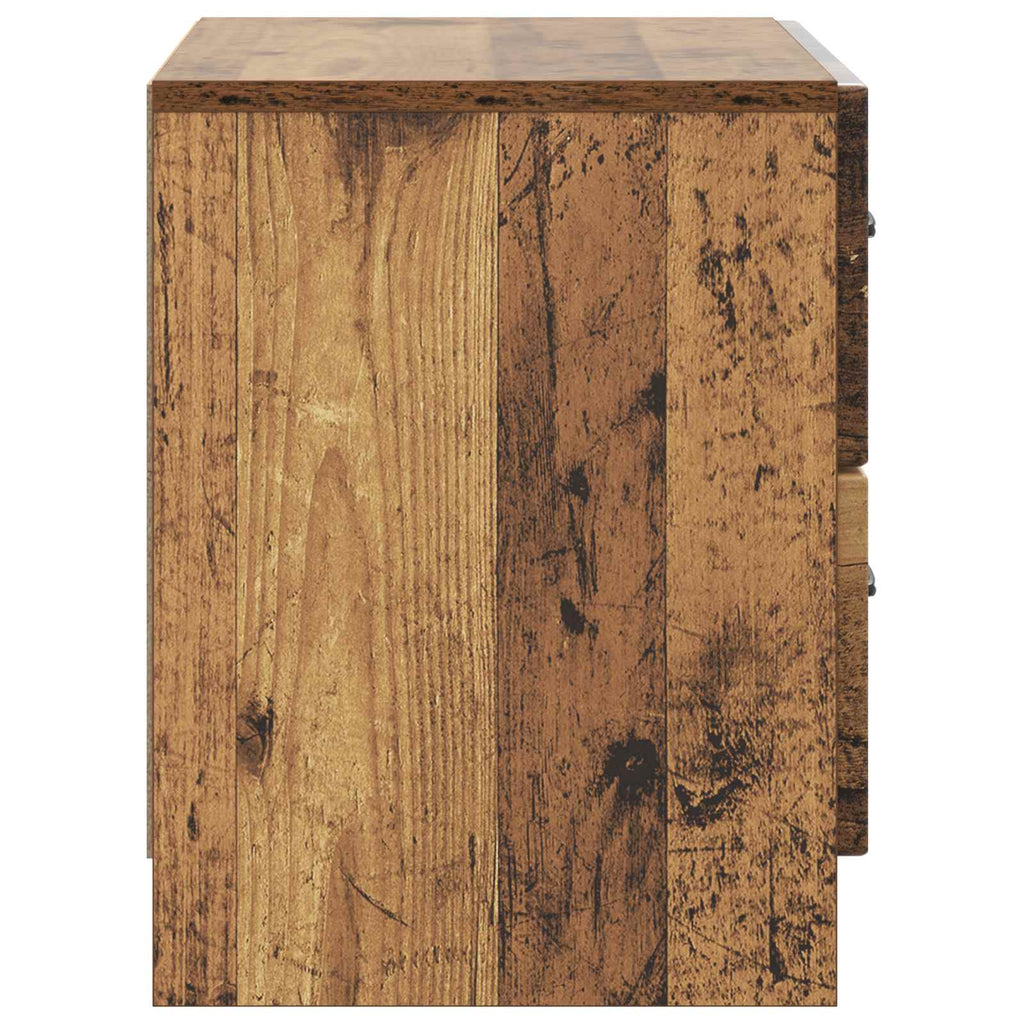 Nachttisch Altholz 62 x 34,5 x 44,5 cm Holzwerkstoff