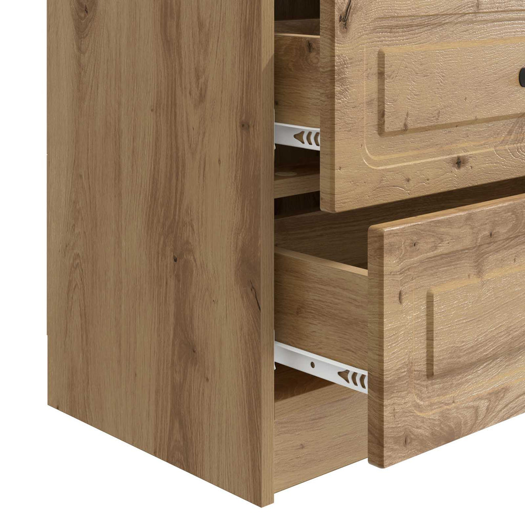 Nachttisch Artisan-Eiche 62 x 34,5 x 44,5 cm Holzwerkstoff