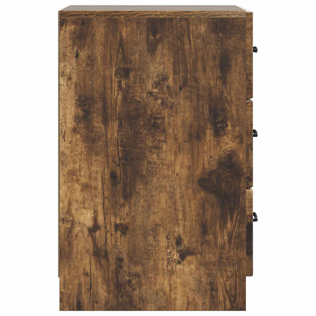 Nachttisch Geräucherte Eiche 43 x 41 x 63,5 cm Holzwerkstoff