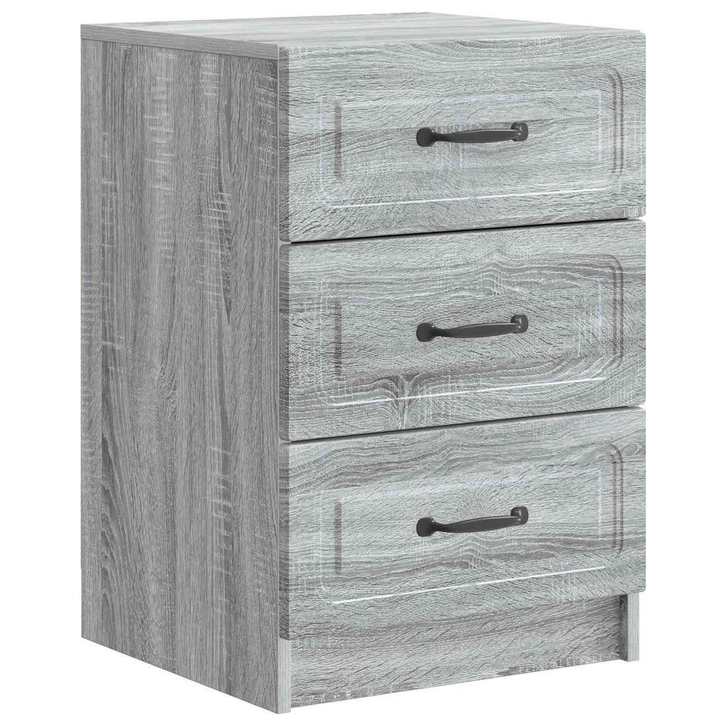Nachttisch Graues Sonoma 43 x 41 x 63,5 cm Holzwerkstoff