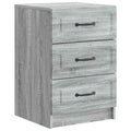 Nachttisch Graues Sonoma 43 x 41 x 63,5 cm Holzwerkstoff