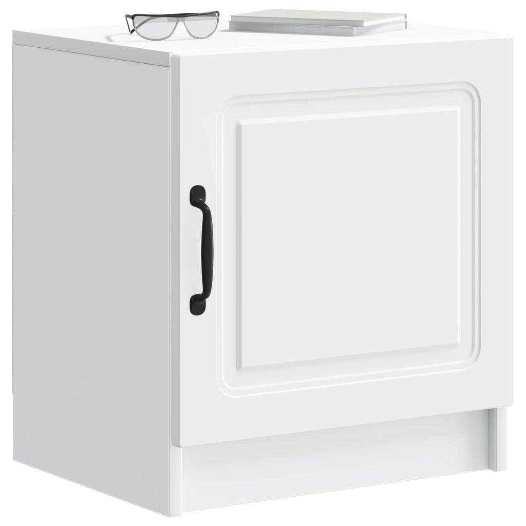 Nachttisch 2 pcs Weiß 43 x 34,5 x 47 cm Holzwerkstoff