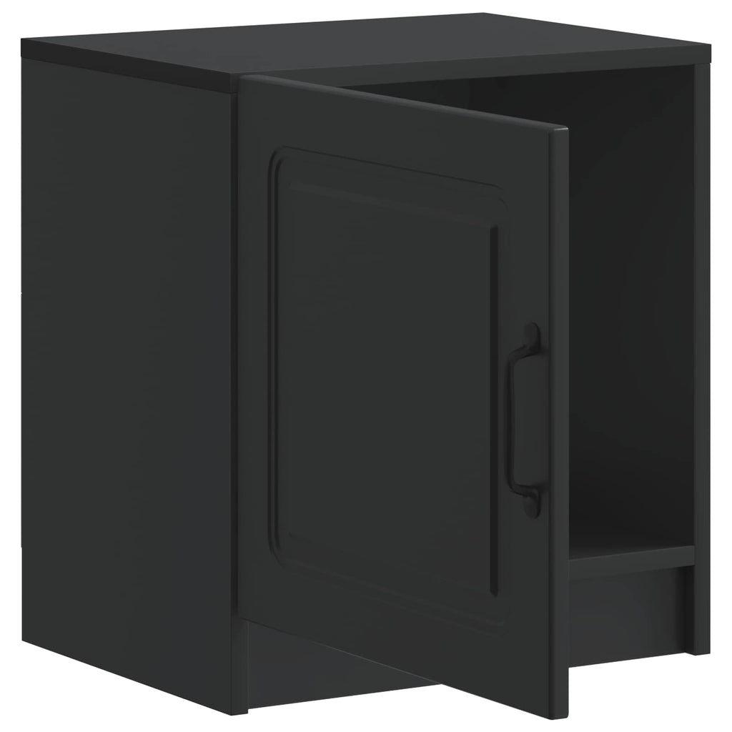 Nachttisch Schwarz 43 x 34,5 x 47 cm Holzwerkstoff