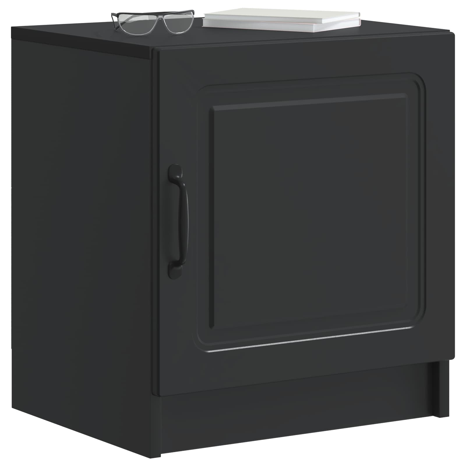 Nachttisch 2 pcs Schwarz 43 x 34,5 x 47 cm Holzwerkstoff