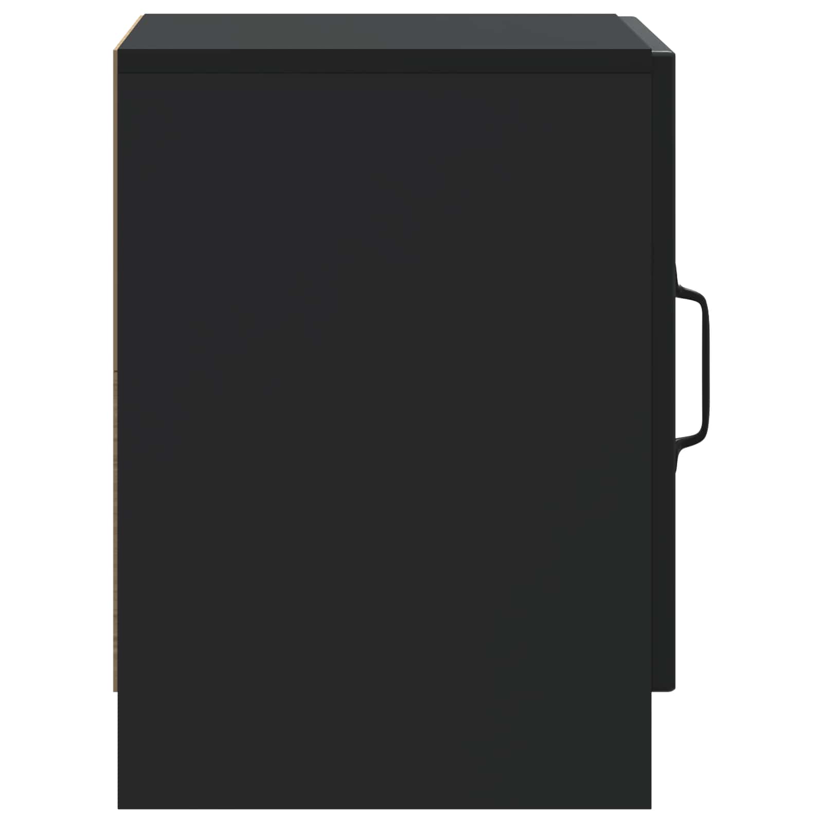 Nachttisch 2 pcs Schwarz 43 x 34,5 x 47 cm Holzwerkstoff