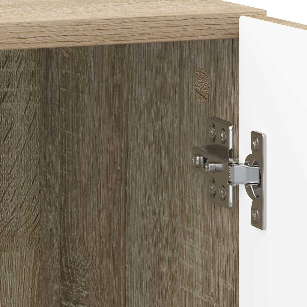 Nachttisch 2 pcs Sonoma-Eiche 43 x 34,5 x 47 cm Holzwerkstoff