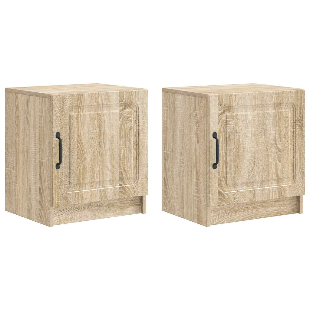 Nachttisch 2 pcs Sonoma-Eiche 43 x 34,5 x 47 cm Holzwerkstoff