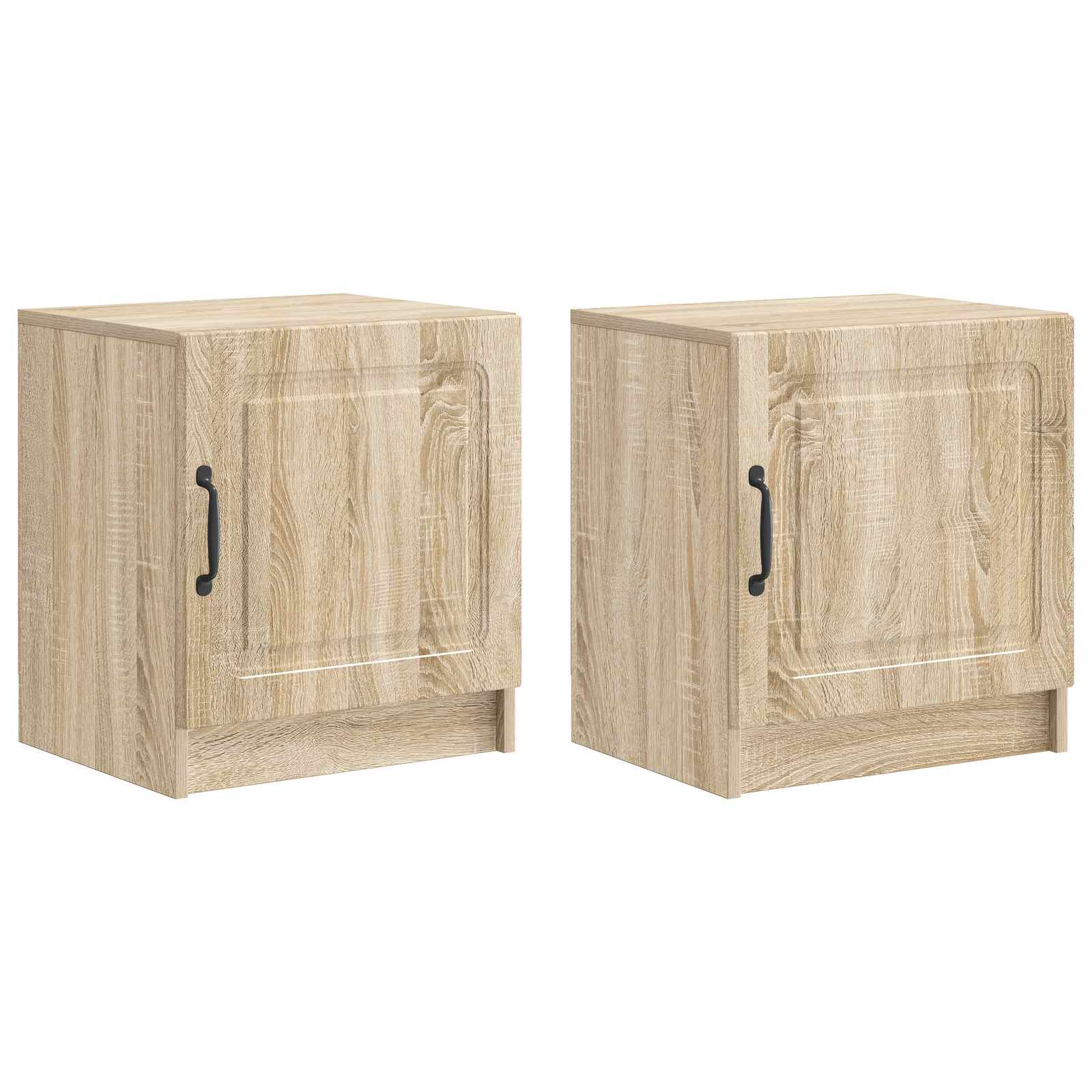 Nachttisch 2 pcs Sonoma-Eiche 43 x 34,5 x 47 cm Holzwerkstoff