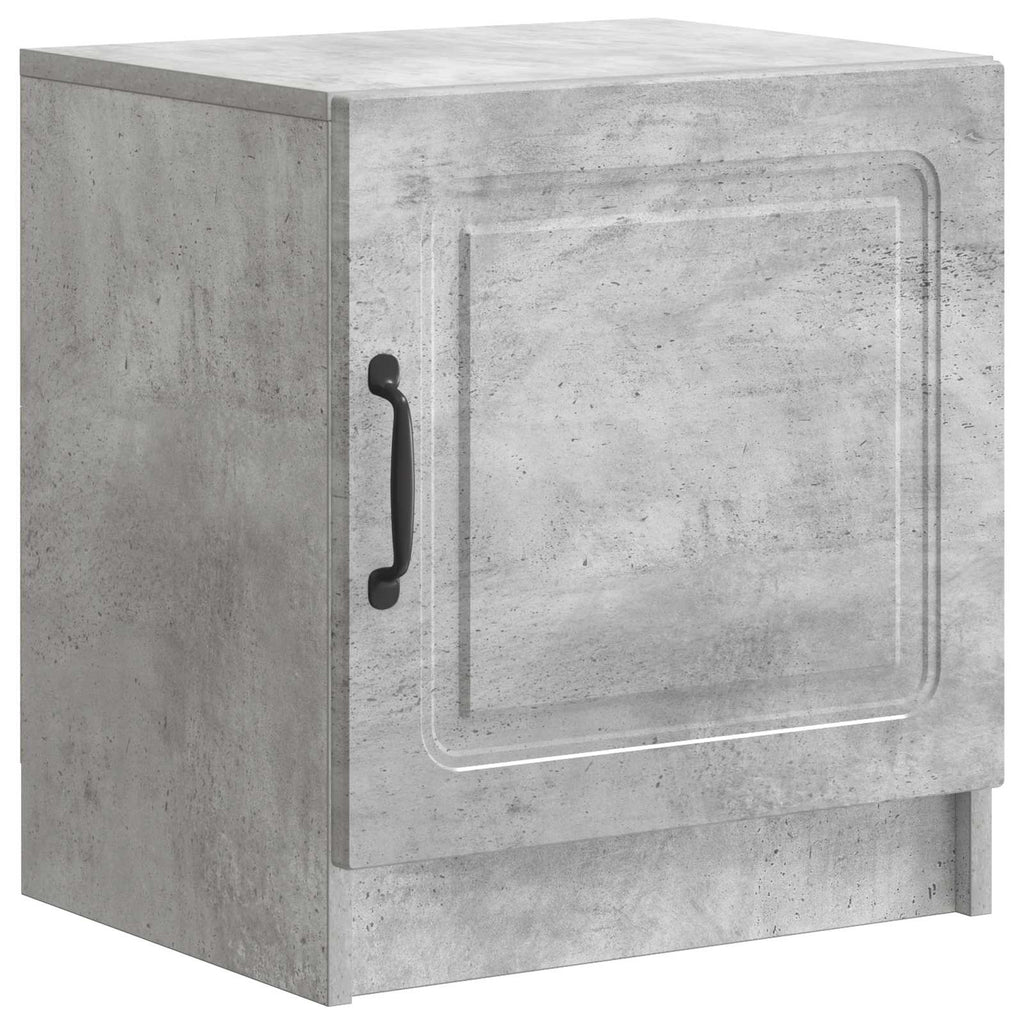 Nachttisch Betongrau 43 x 34,5 x 47 cm Holzwerkstoff