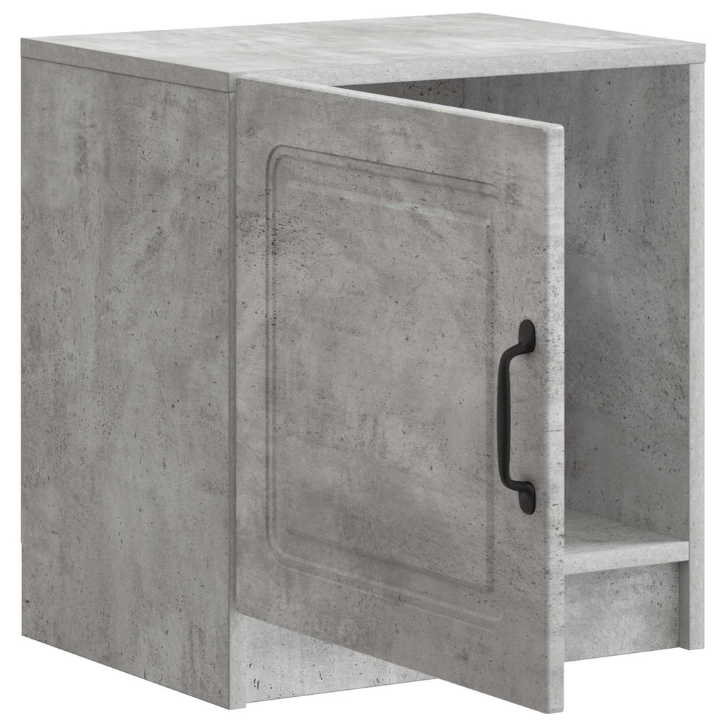 Nachttisch Betongrau 43 x 34,5 x 47 cm Holzwerkstoff
