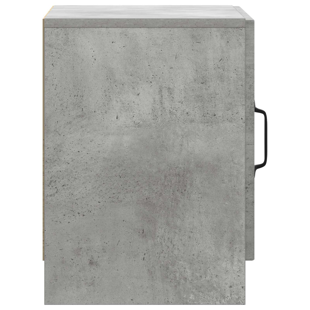 Nachttisch 2 pcs Betongrau 43 x 34,5 x 47 cm Holzwerkstoff
