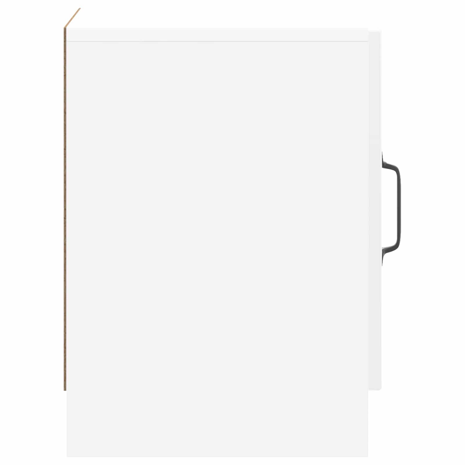 Nachttisch 2 pcs Hochglanz Weiß 43 x 34,5 x 47 cm Holzwerkstoff