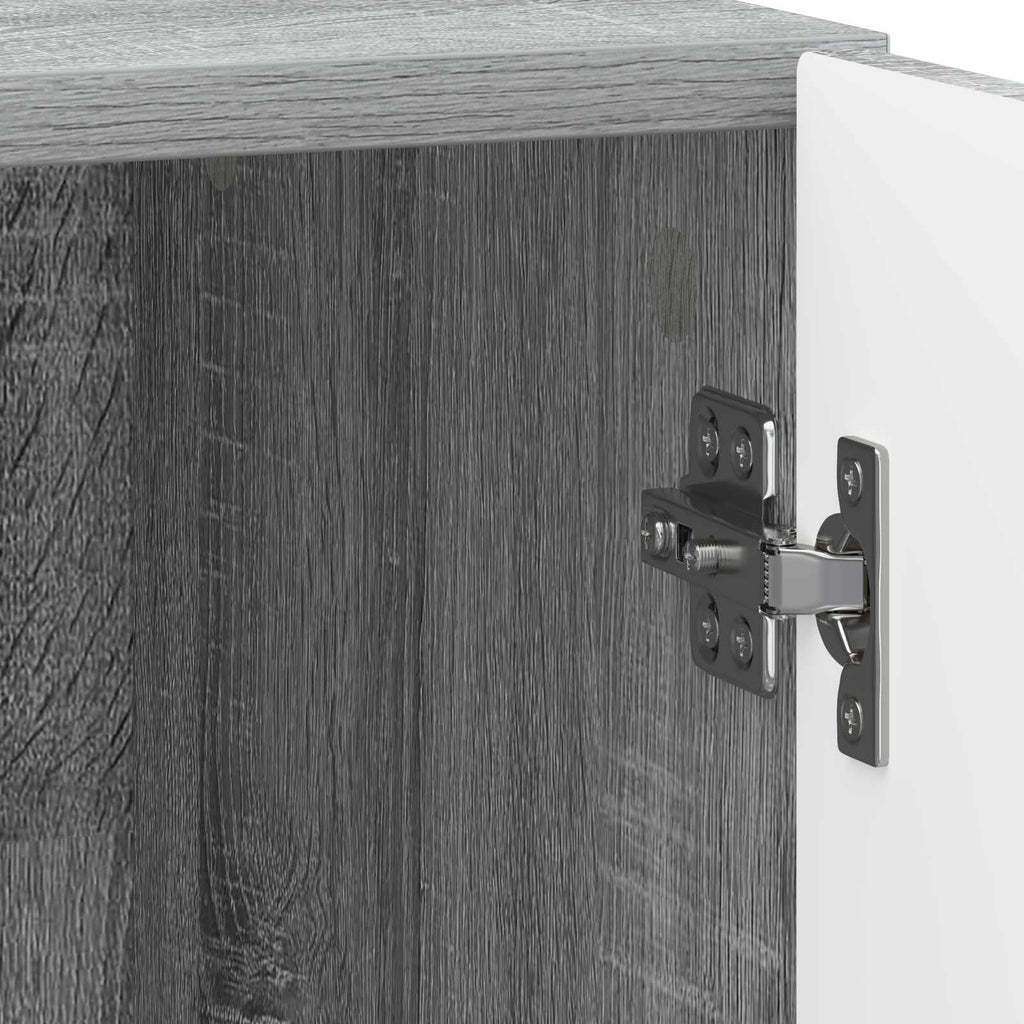 Nachttisch Graues Sonoma 43 x 34,5 x 47 cm Holzwerkstoff