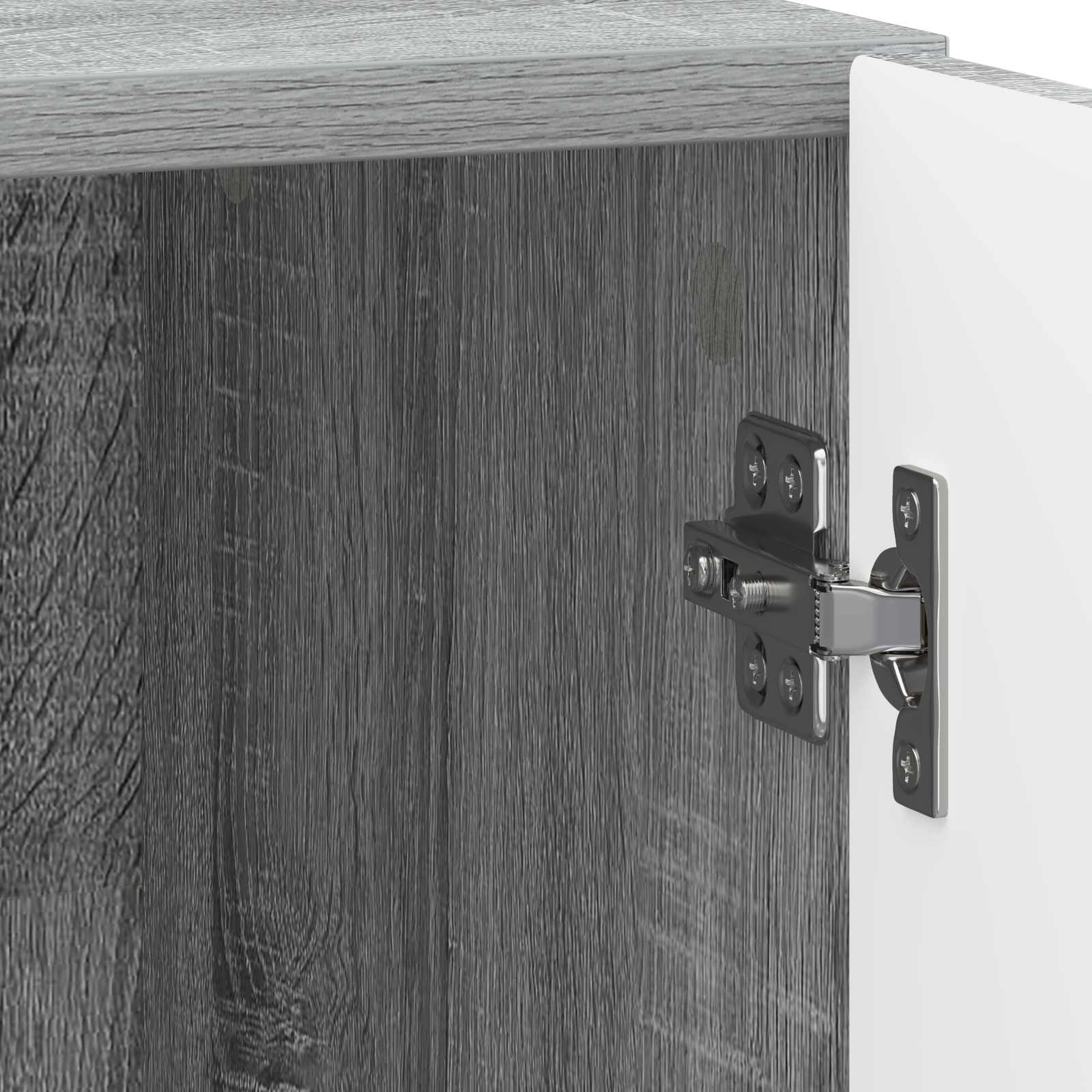 Nachttisch 2 pcs Graues Sonoma 43 x 34,5 x 47 cm Holzwerkstoff