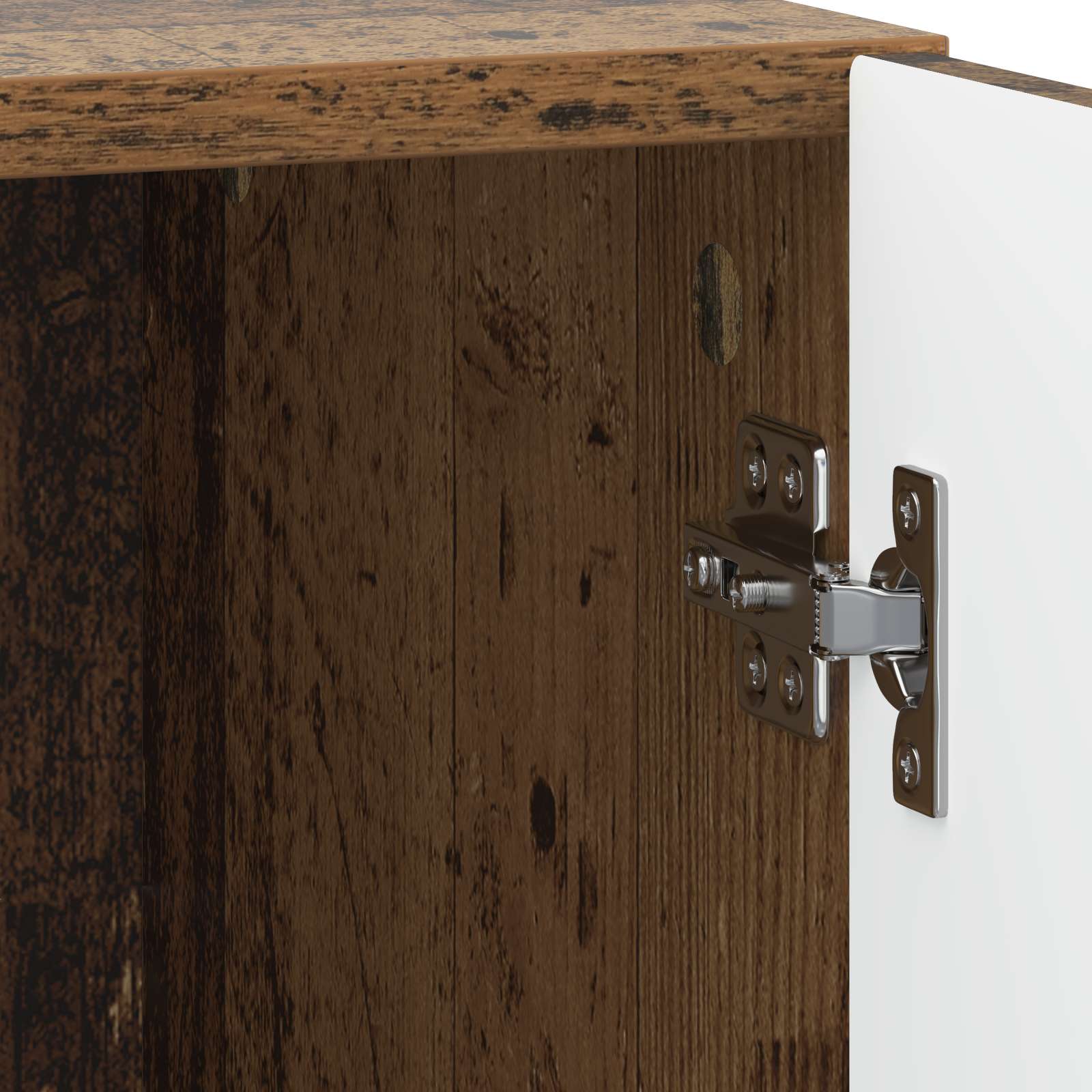 Nachttisch 2 pcs Altholz 43 x 34,5 x 47 cm Holzwerkstoff