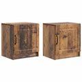 Nachttisch 2 pcs Altholz 43 x 34,5 x 47 cm Holzwerkstoff