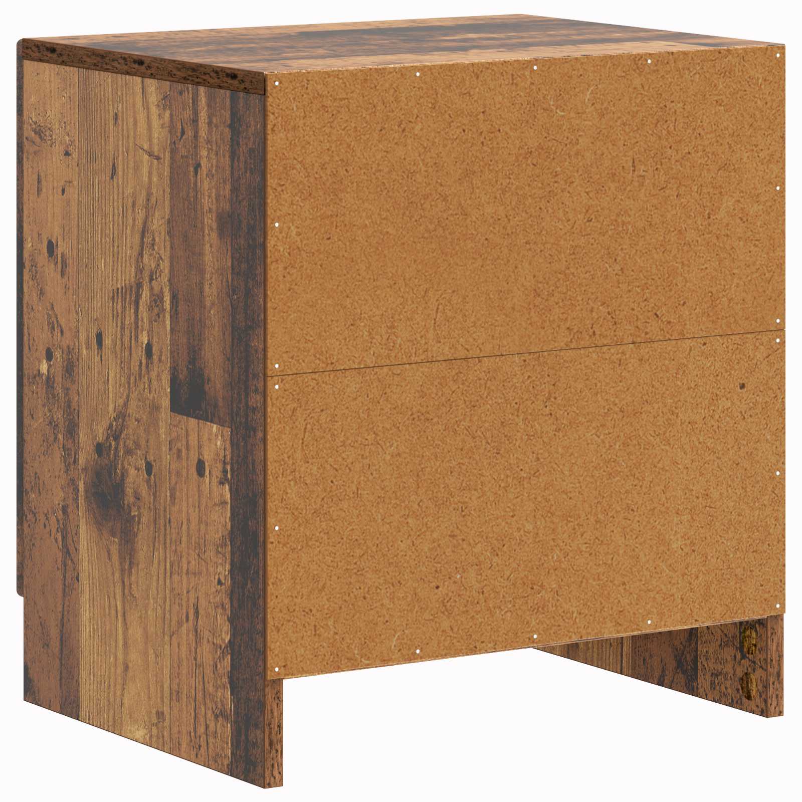 Nachttisch 2 pcs Altholz 43 x 34,5 x 47 cm Holzwerkstoff