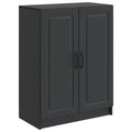 Sideboard Schwarz 66 x 34,5 x 87 cm Holzwerkstoff