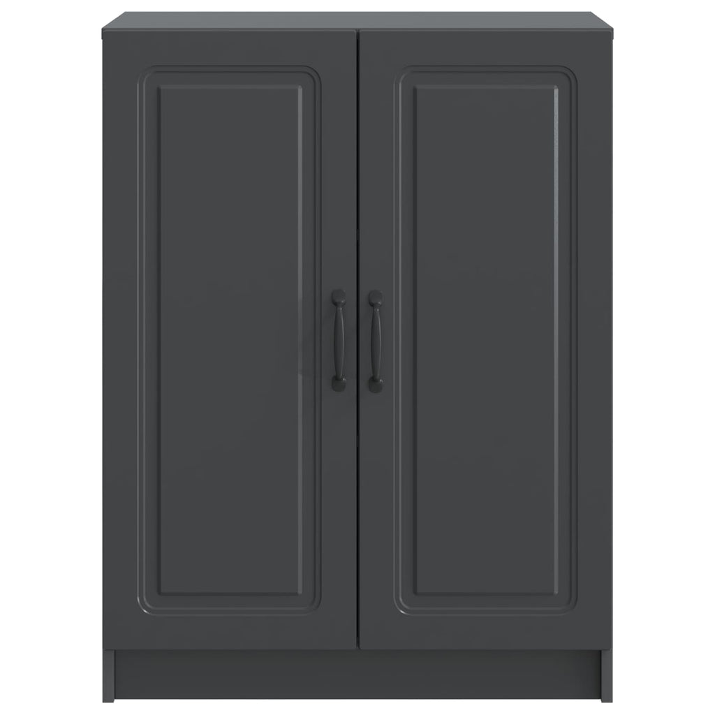 Sideboard Schwarz 66 x 34,5 x 87 cm Holzwerkstoff