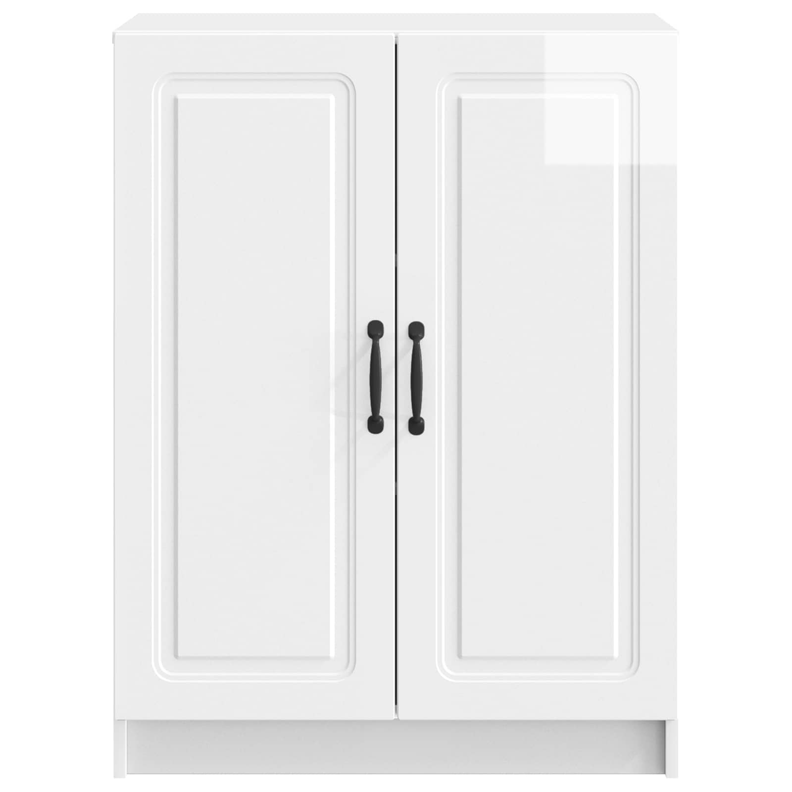 Sideboard Hochglanz Weiß 66 x 34,5 x 87 cm Holzwerkstoff
