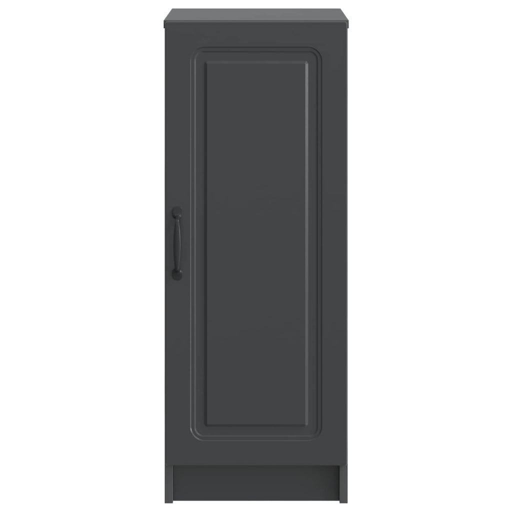 Sideboard Schwarz 33 x 34,5 x 87 cm Holzwerkstoff