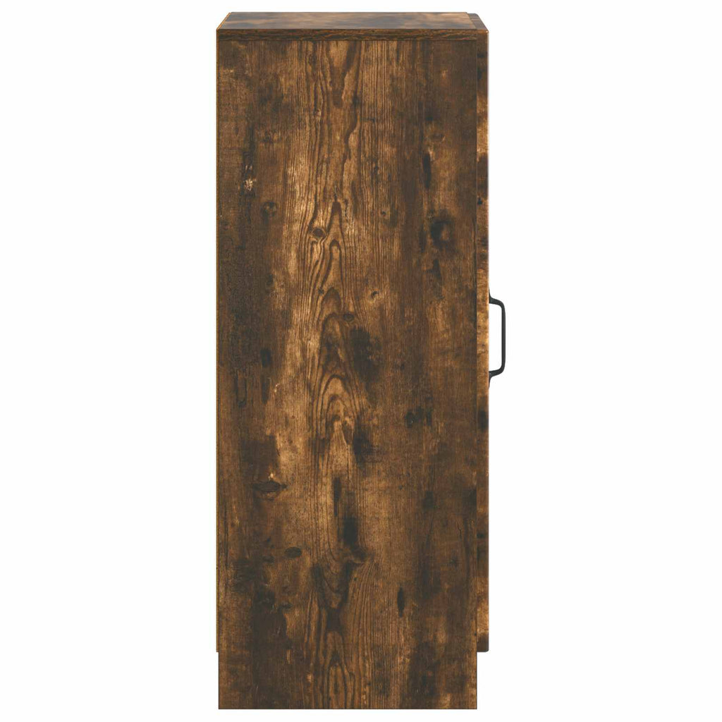 Sideboard Geräucherte Eiche 33 x 34,5 x 87 cm Holzwerkstoff
