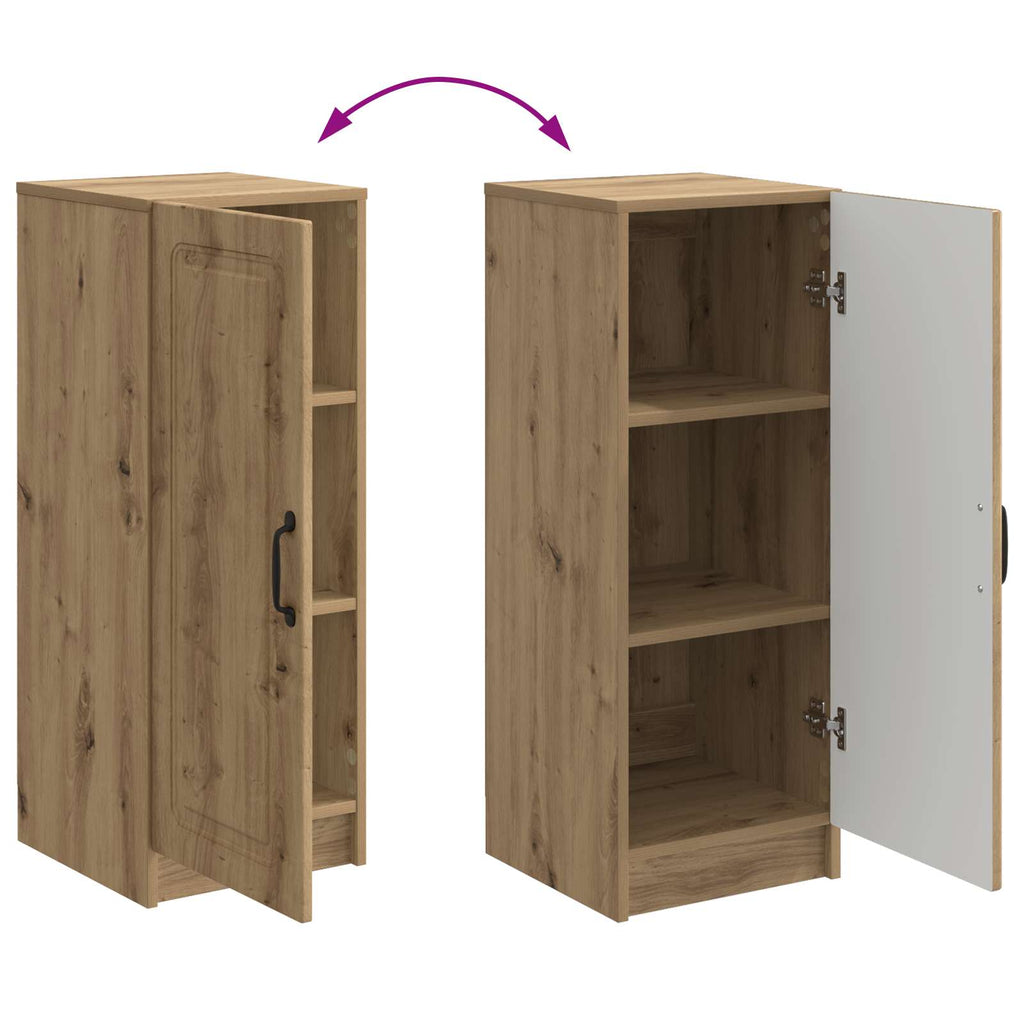 Sideboard Artisan-Eiche 33 x 34,5 x 87 cm Holzwerkstoff