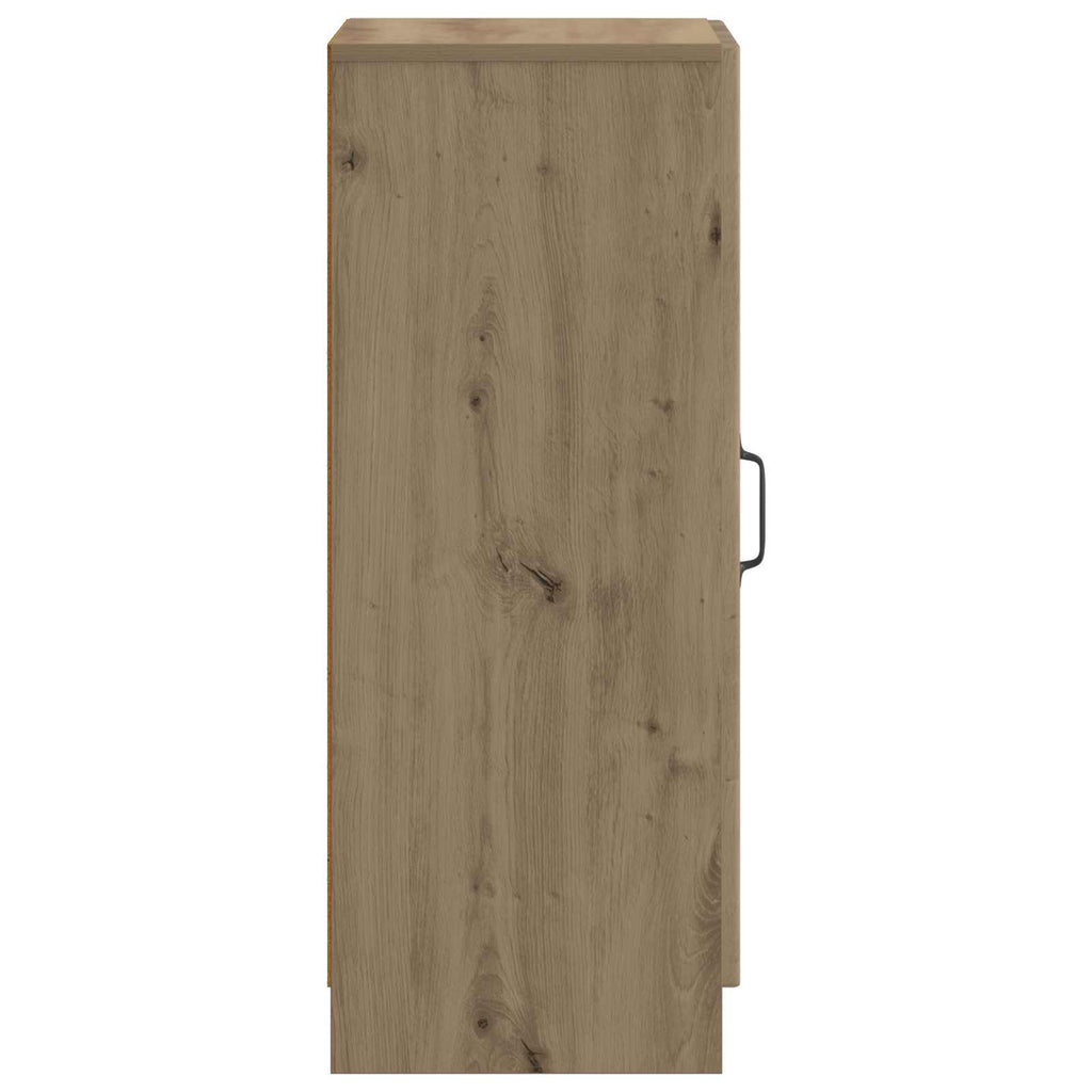 Sideboard Artisan-Eiche 33 x 34,5 x 87 cm Holzwerkstoff