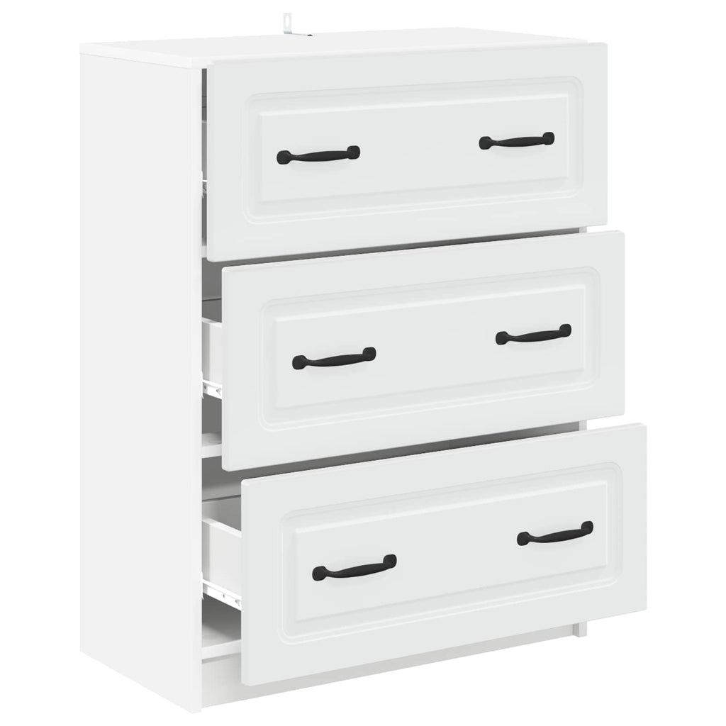 Schubladenschrank Weiß 66 x 34,5 x 87 cm Holzwerkstoff