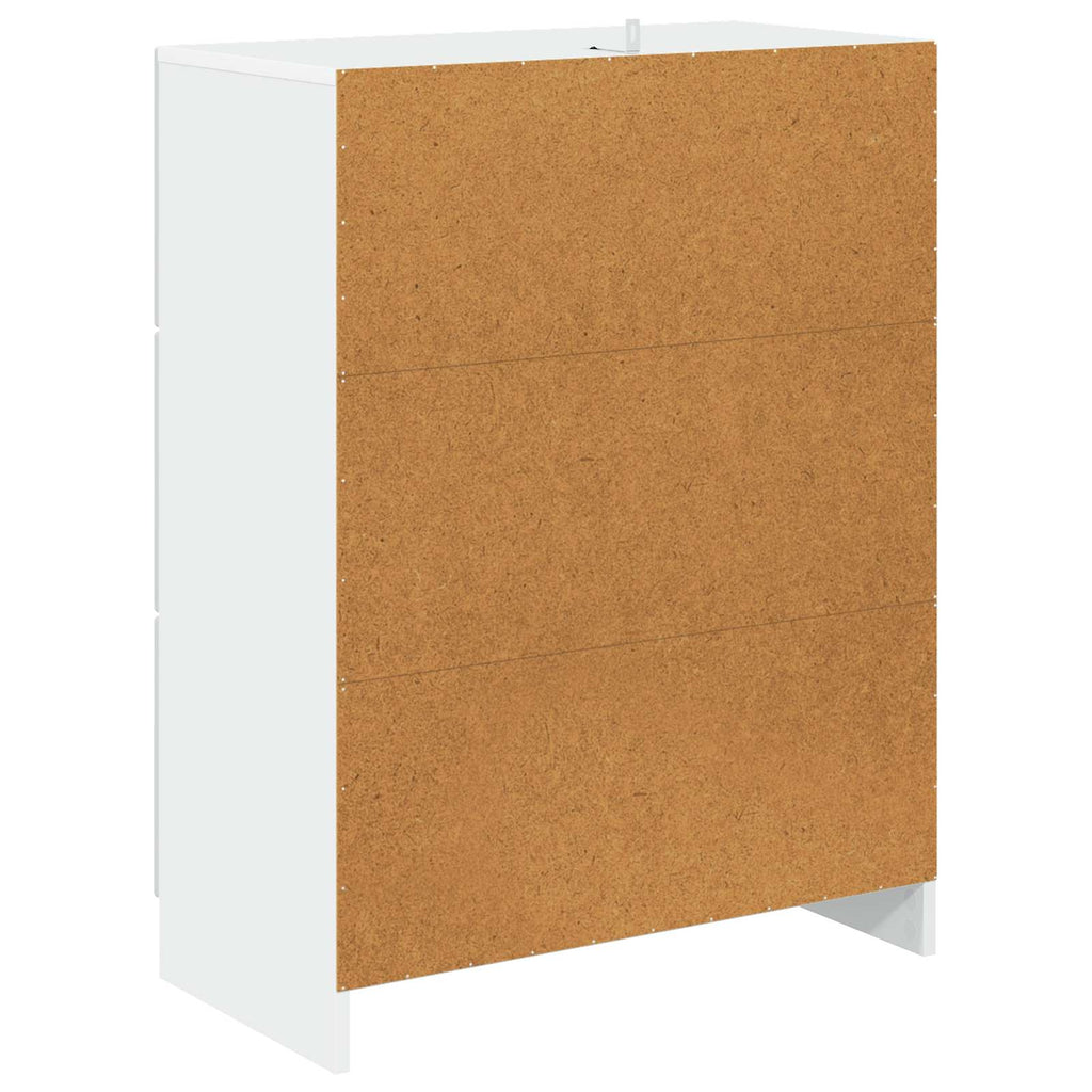 Schubladenschrank Weiß 66 x 34,5 x 87 cm Holzwerkstoff