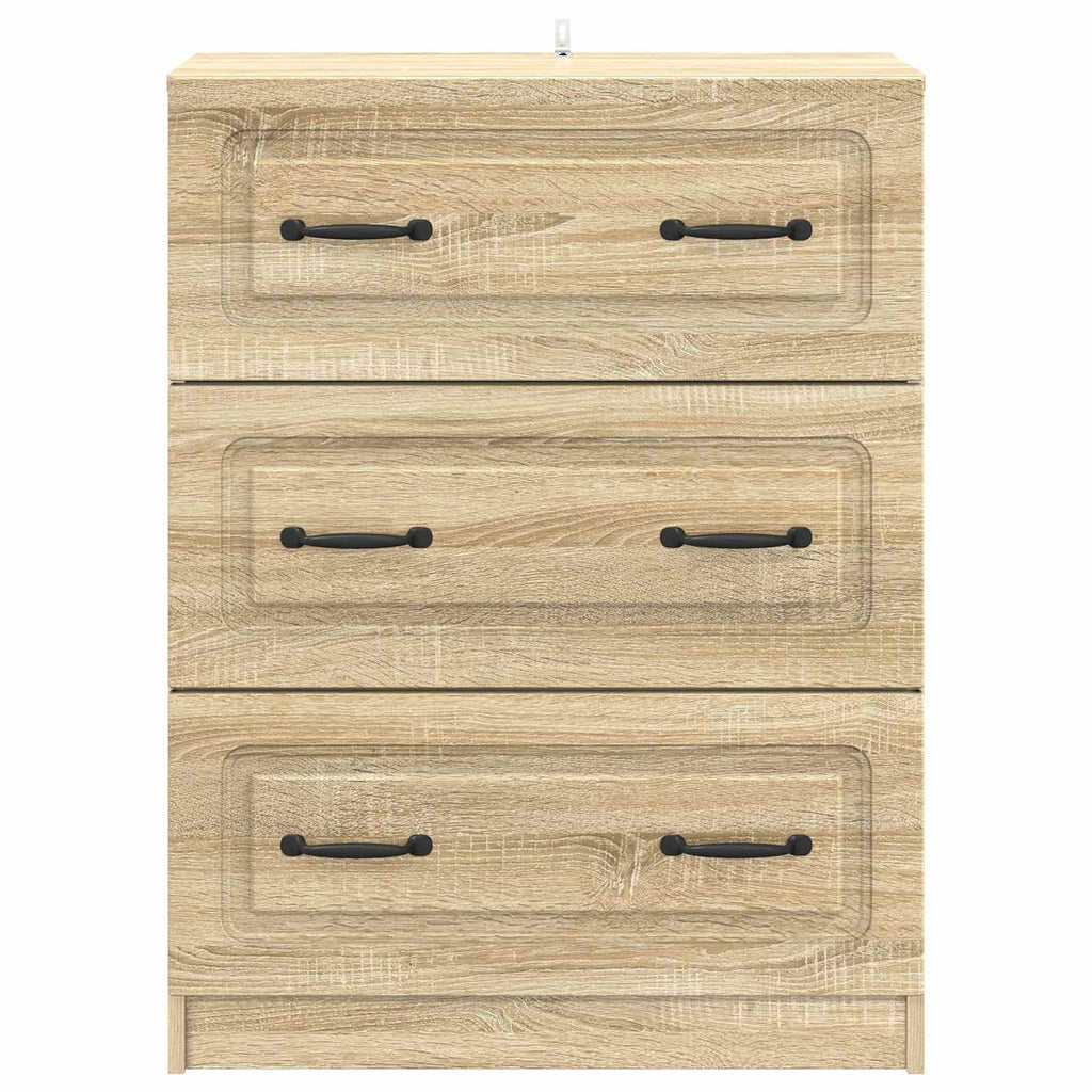 Schubladenschrank Sonoma-Eiche 66 x 34,5 x 87 cm Holzwerkstoff
