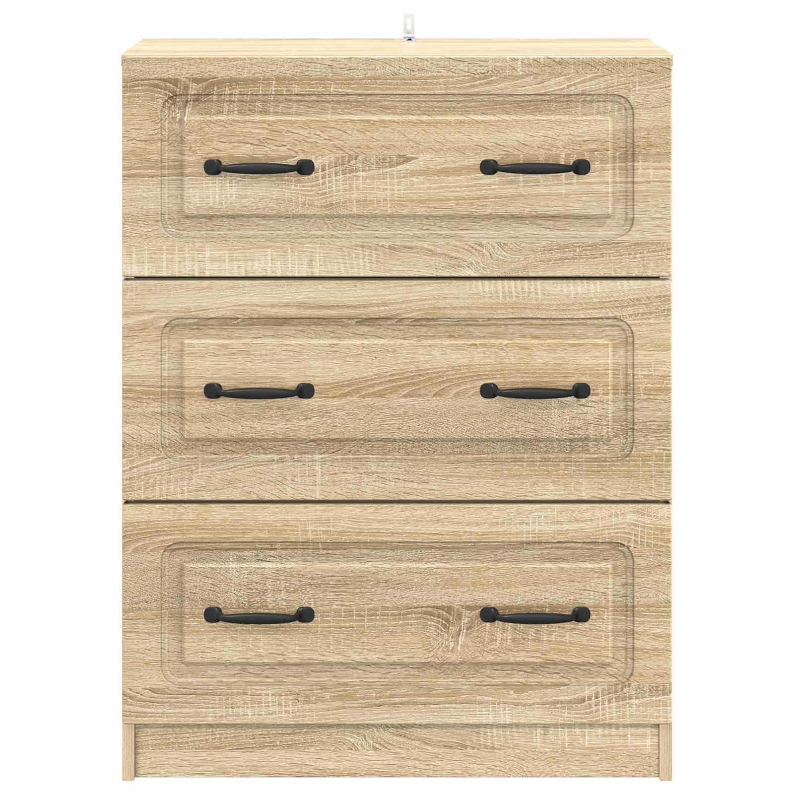 Schubladenschrank Sonoma-Eiche 66 x 34,5 x 87 cm Holzwerkstoff