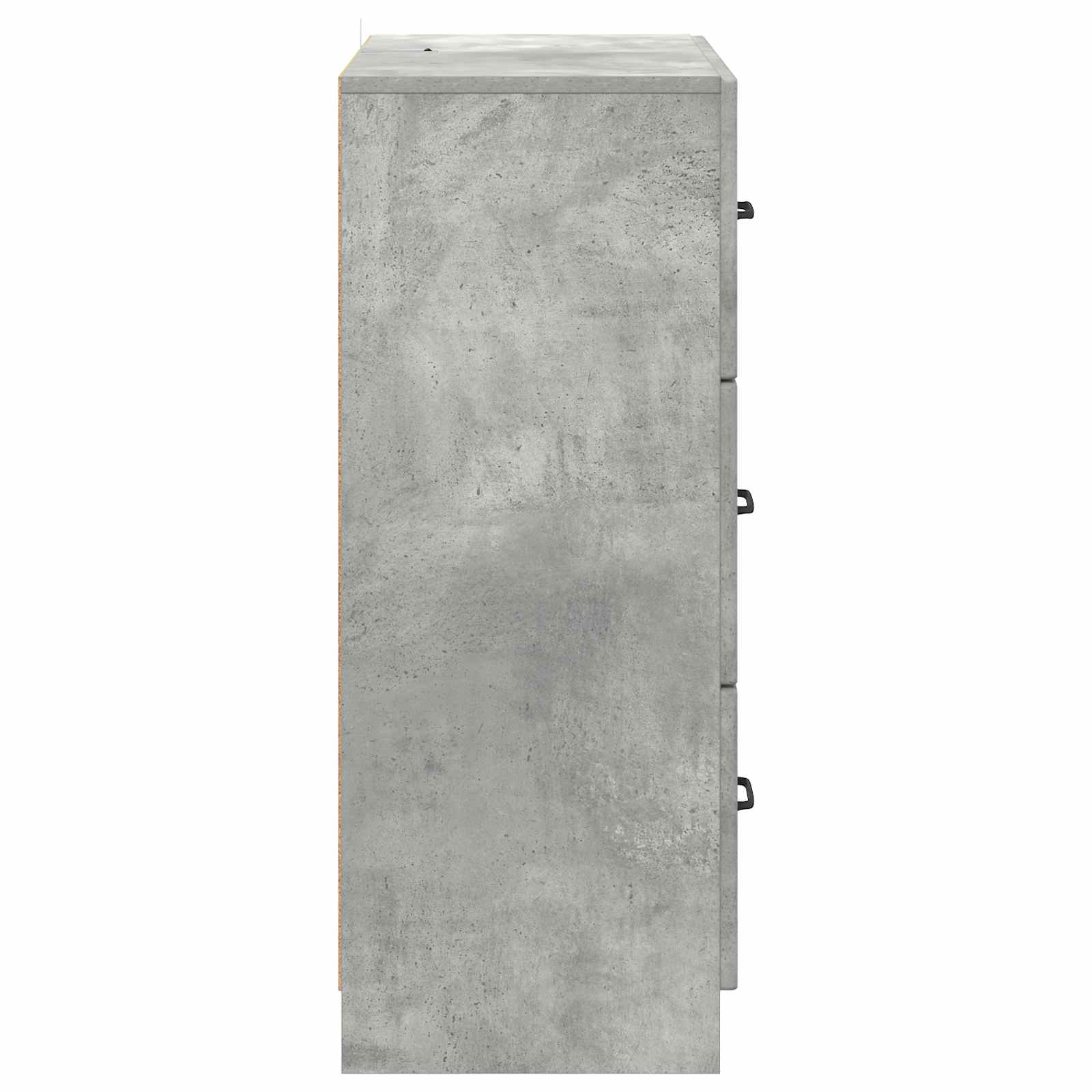 Schubladenschrank Betongrau 66 x 34,5 x 87 cm Holzwerkstoff