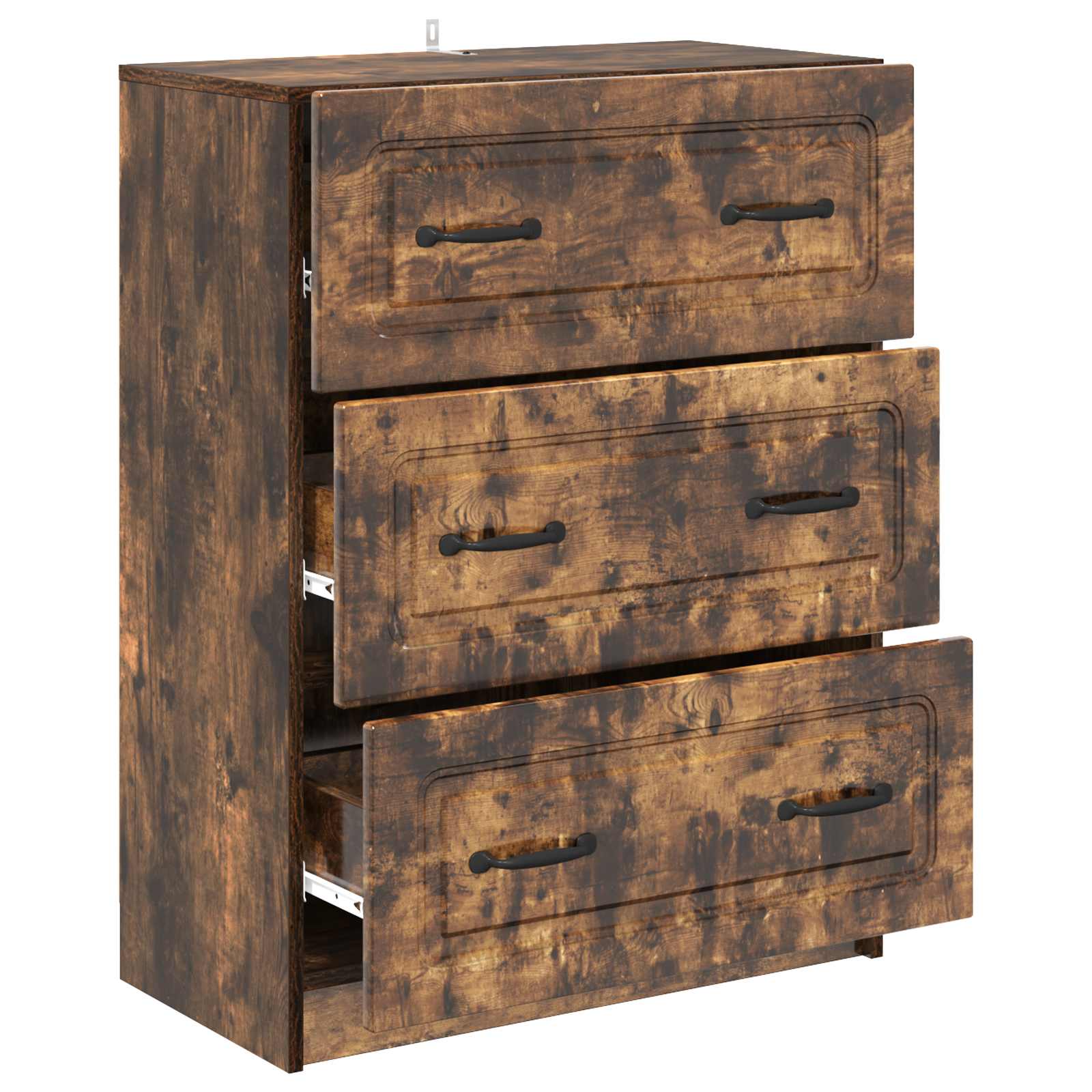 Schubladenschrank Geräucherte Eiche 66 x 34,5 x 87 cm