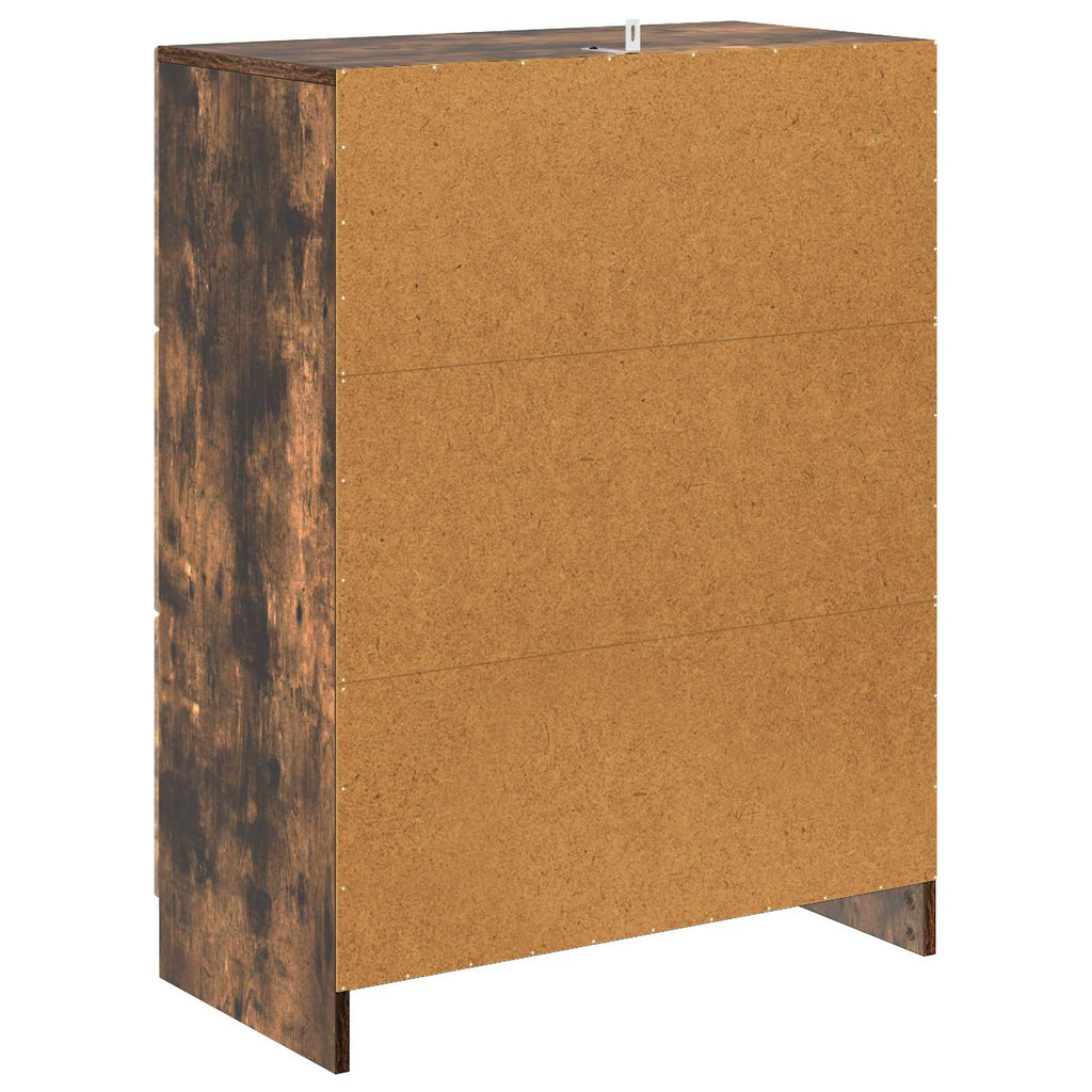 Schubladenschrank Geräucherte Eiche 66 x 34,5 x 87 cm