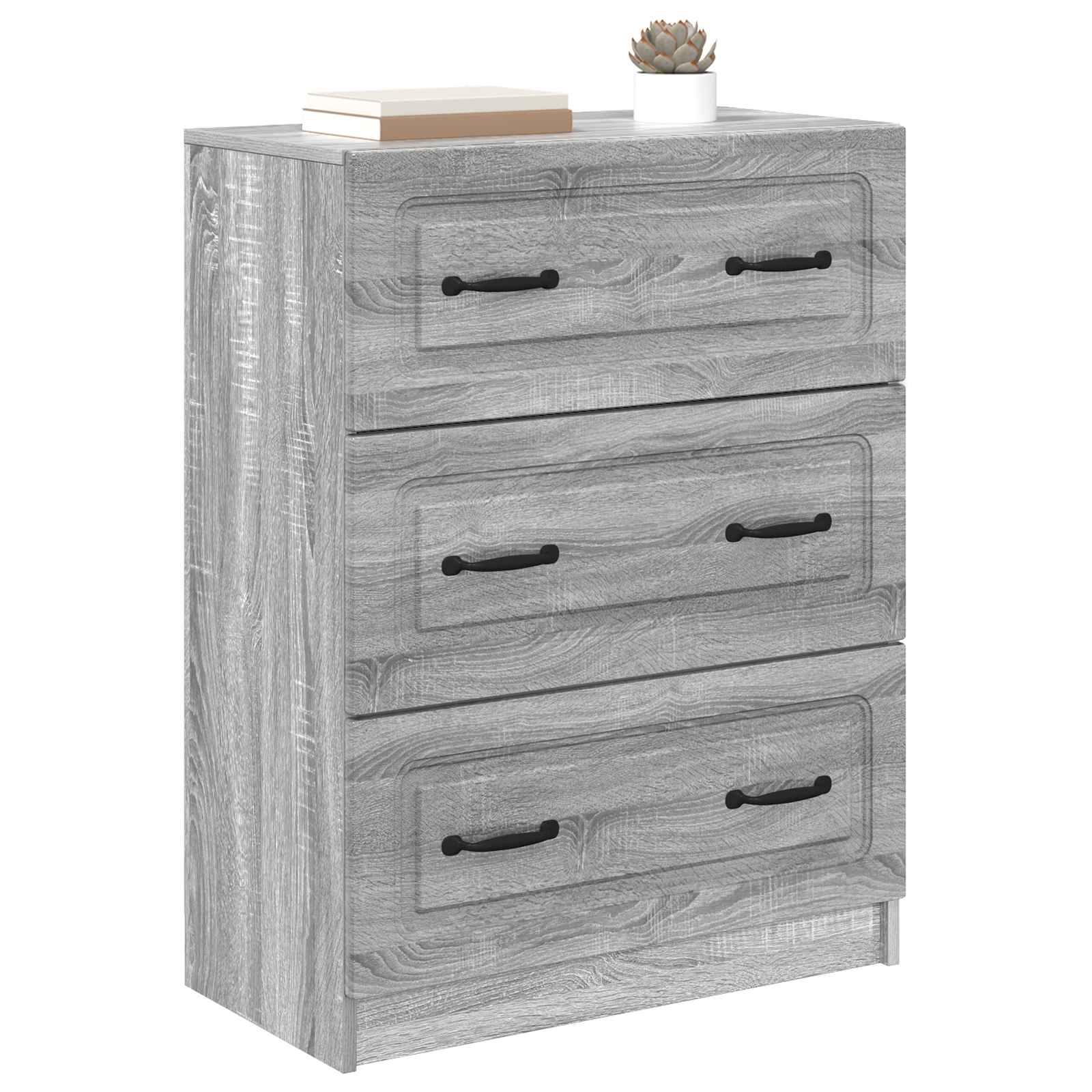 Schubladenschrank Graues Sonoma 66 x 34,5 x 87 cm Holzwerkstoff