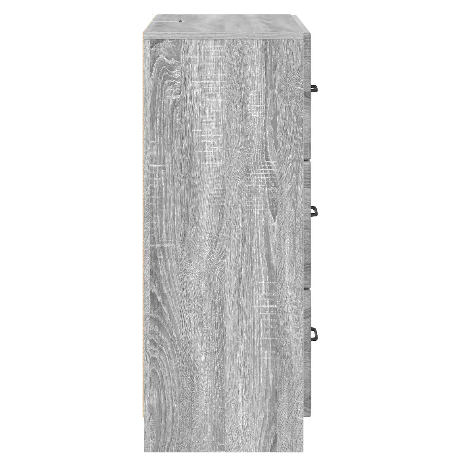 Schubladenschrank Graues Sonoma 66 x 34,5 x 87 cm Holzwerkstoff