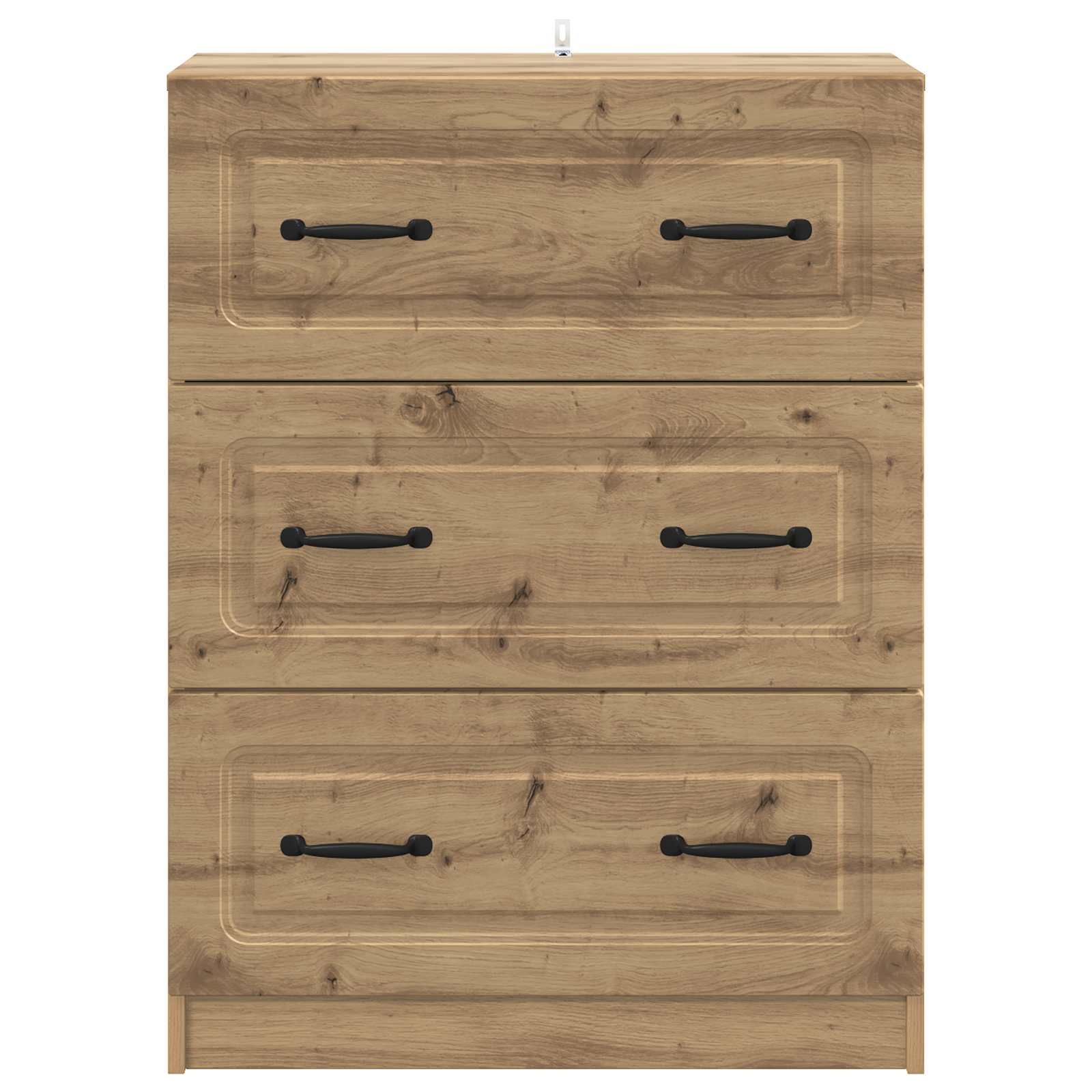 Schubladenschrank Artisan-Eiche 66 x 34,5 x 87 cm Holzwerkstoff
