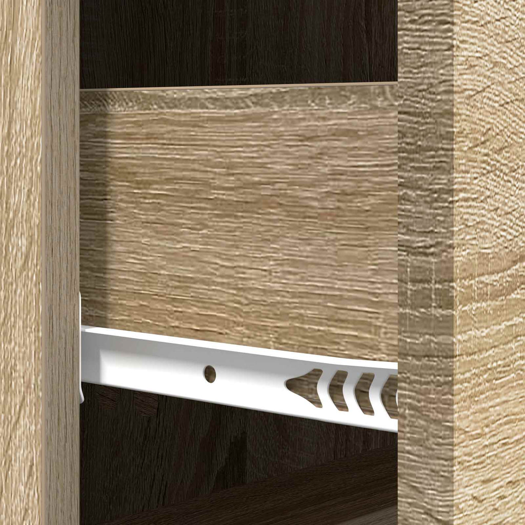 Schubladenschrank Sonoma-Eiche 33 x 34,5 x 87 cm Holzwerkstoff
