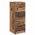 Schubladenschrank Altholz 33 x 34,5 x 87 cm Holzwerkstoff