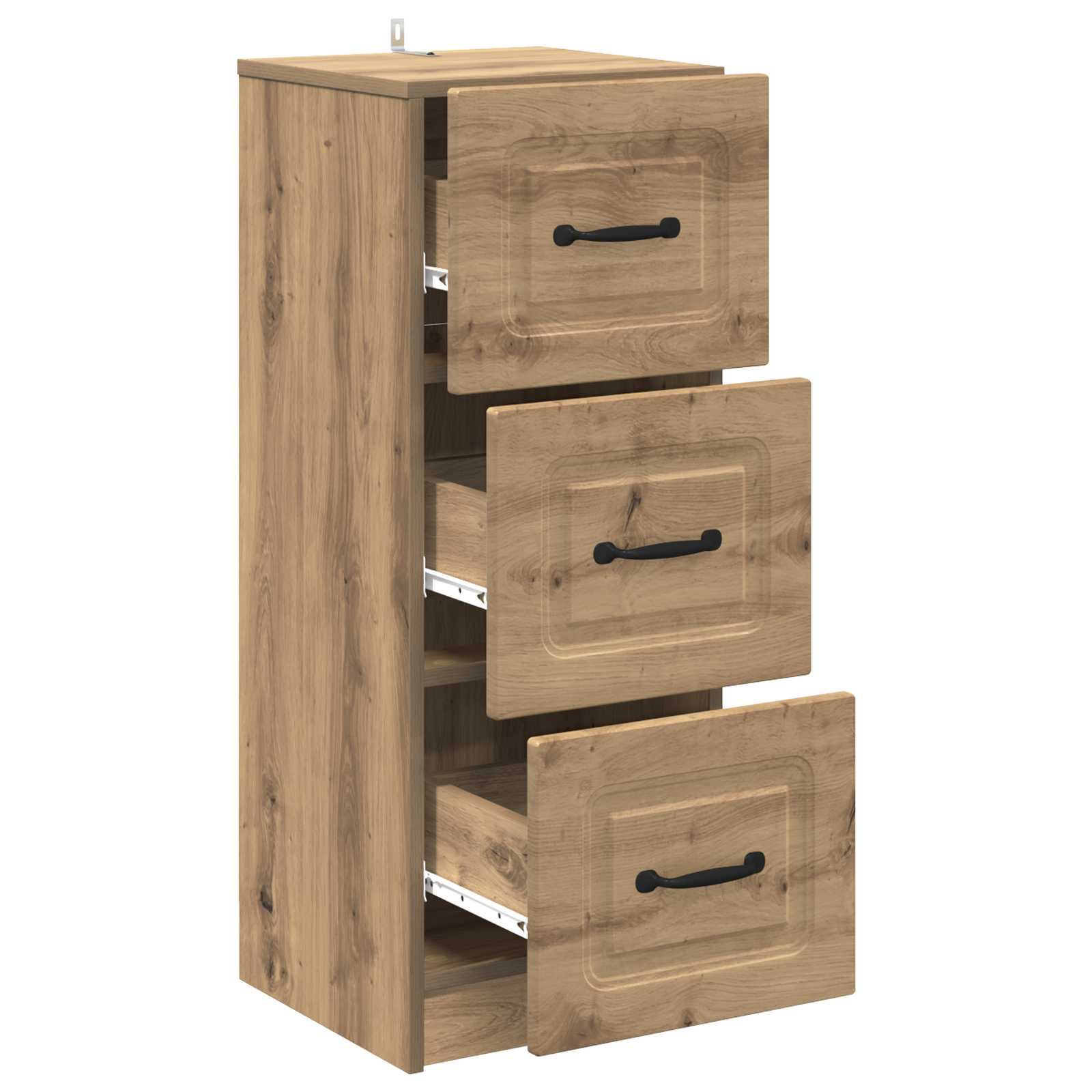 Schubladenschrank Artisan-Eiche 33 x 34,5 x 87 cm Holzwerkstoff